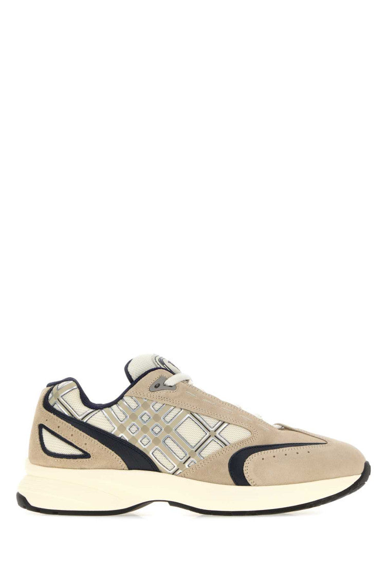 Beige Eclipse Runner Sneakers 1