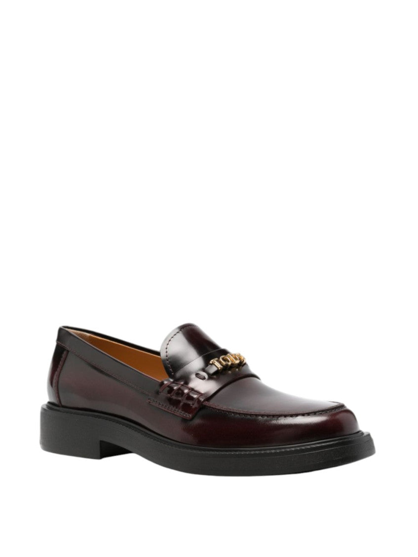 Maroon Logo Classic Loafer 3