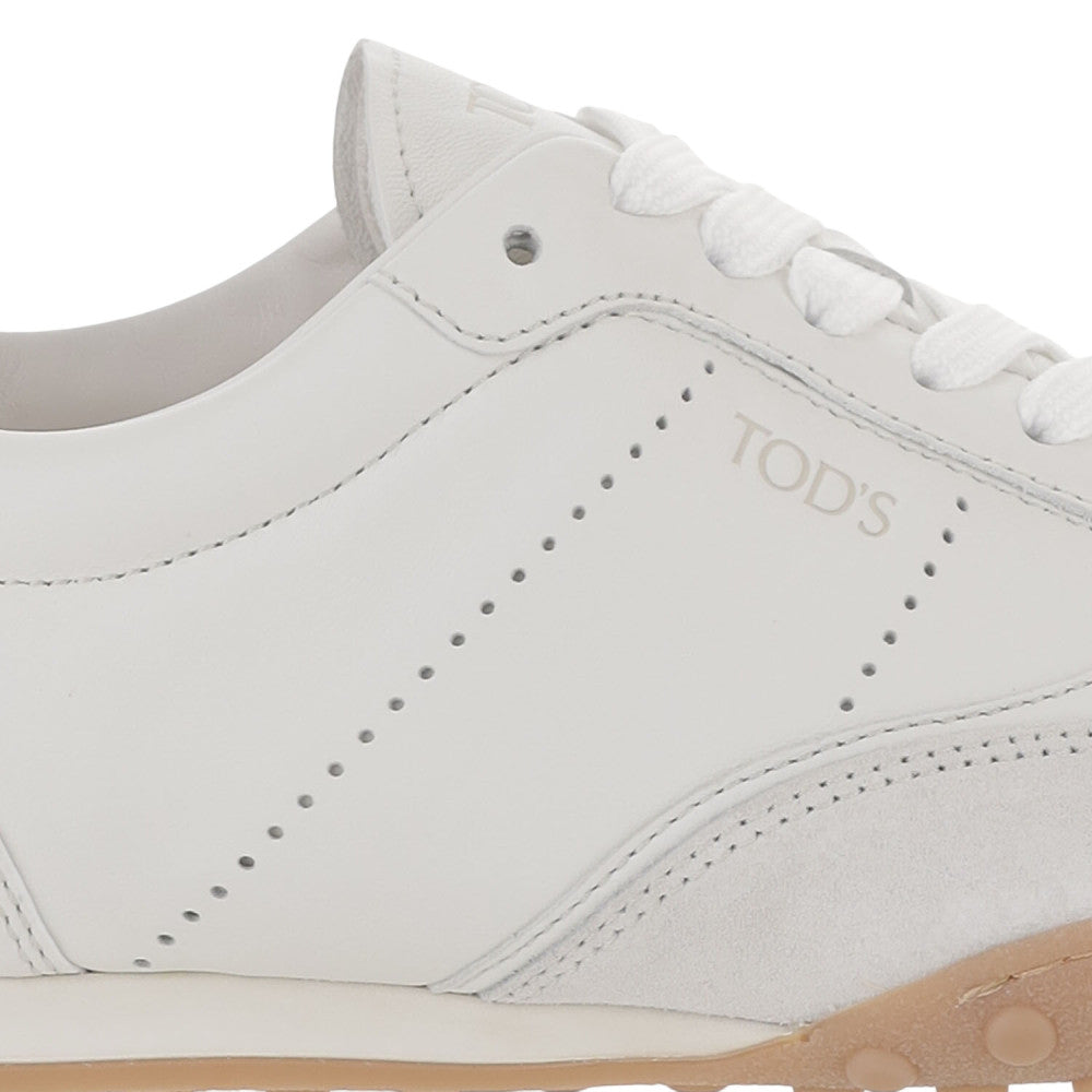 White Gommino Sneakers 4