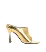 Golden Slip On Mules 1