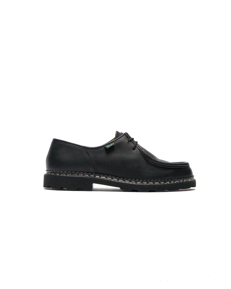 Black Leather Lace Ups Shoes 1