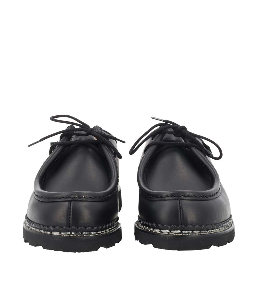 Black Leather Lace Ups Shoes 3