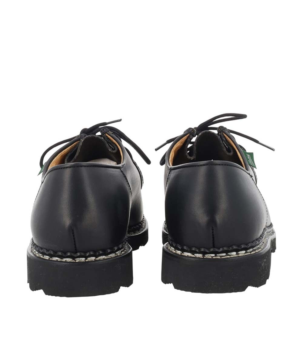 Black Leather Lace Ups Shoes 4