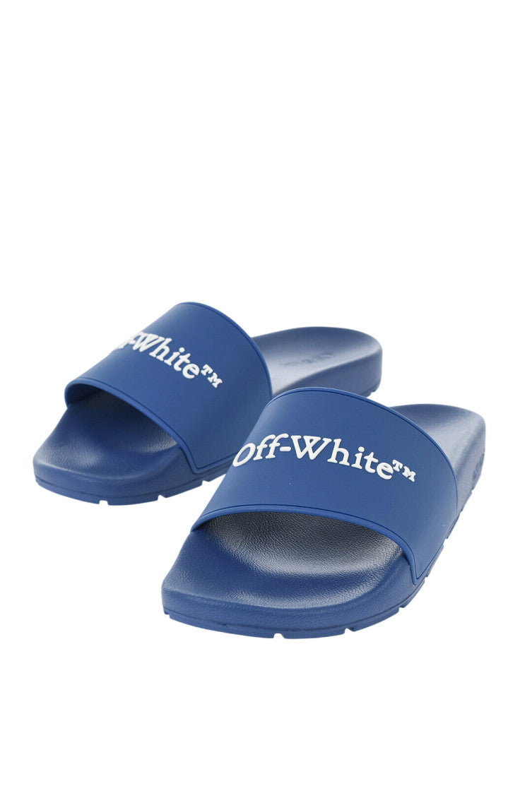 Blue Logo Embossed Slides 2