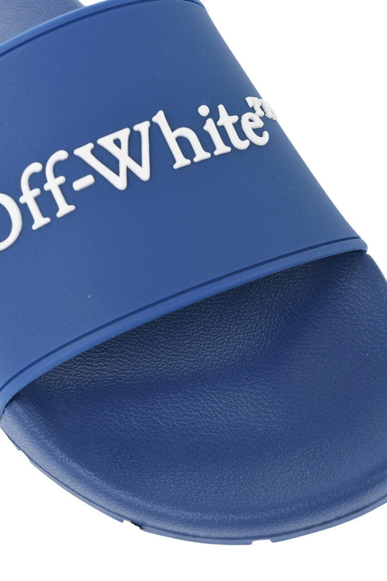 Blue Logo Embossed Slides 4