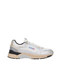 White Color Block Sneakers 1