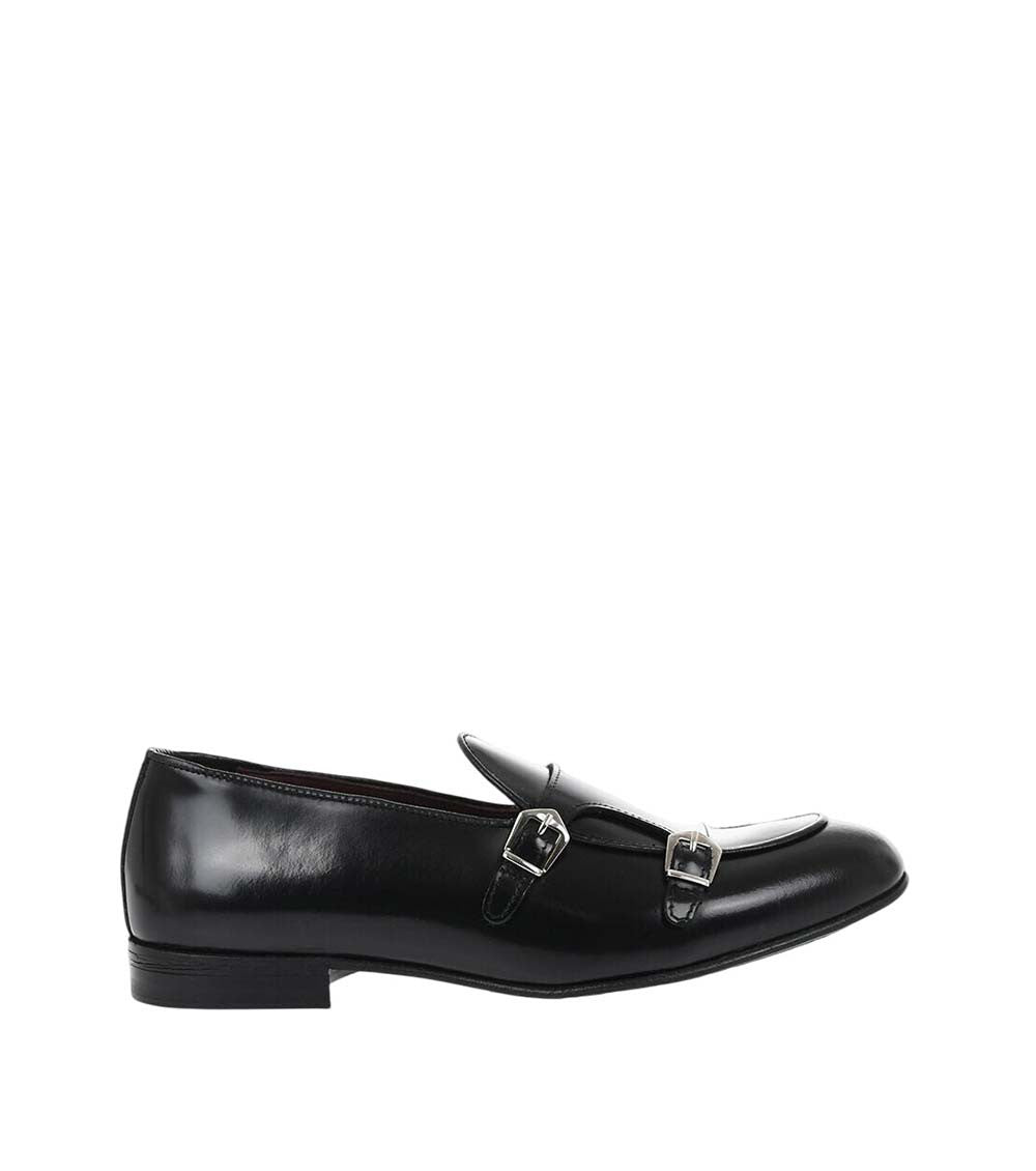 Black Brushed Dress Shoes 1