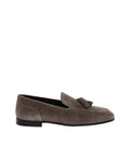 Grey Tassel Loafers 1