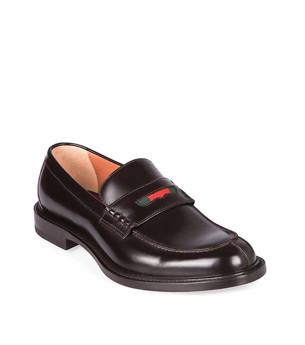 Brown Leather Loafers 2