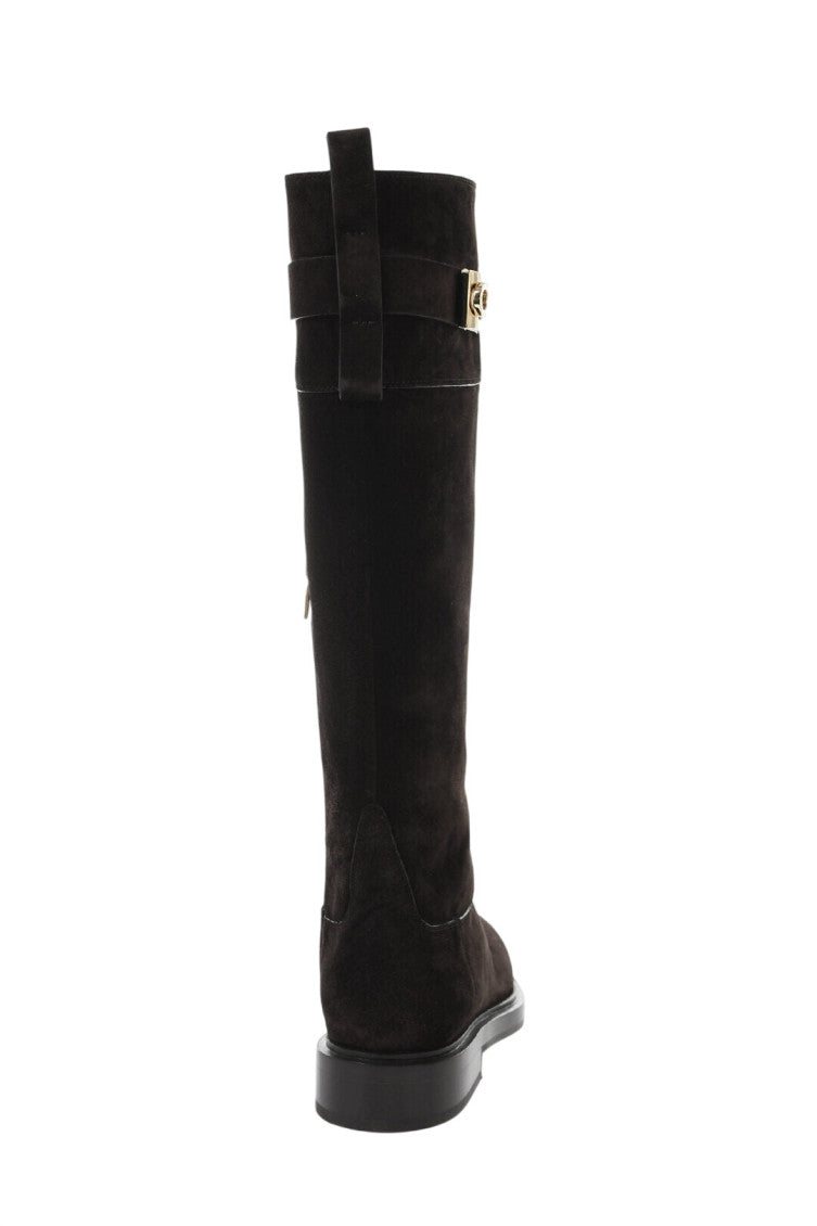 Dark Brown Roly Boots 2