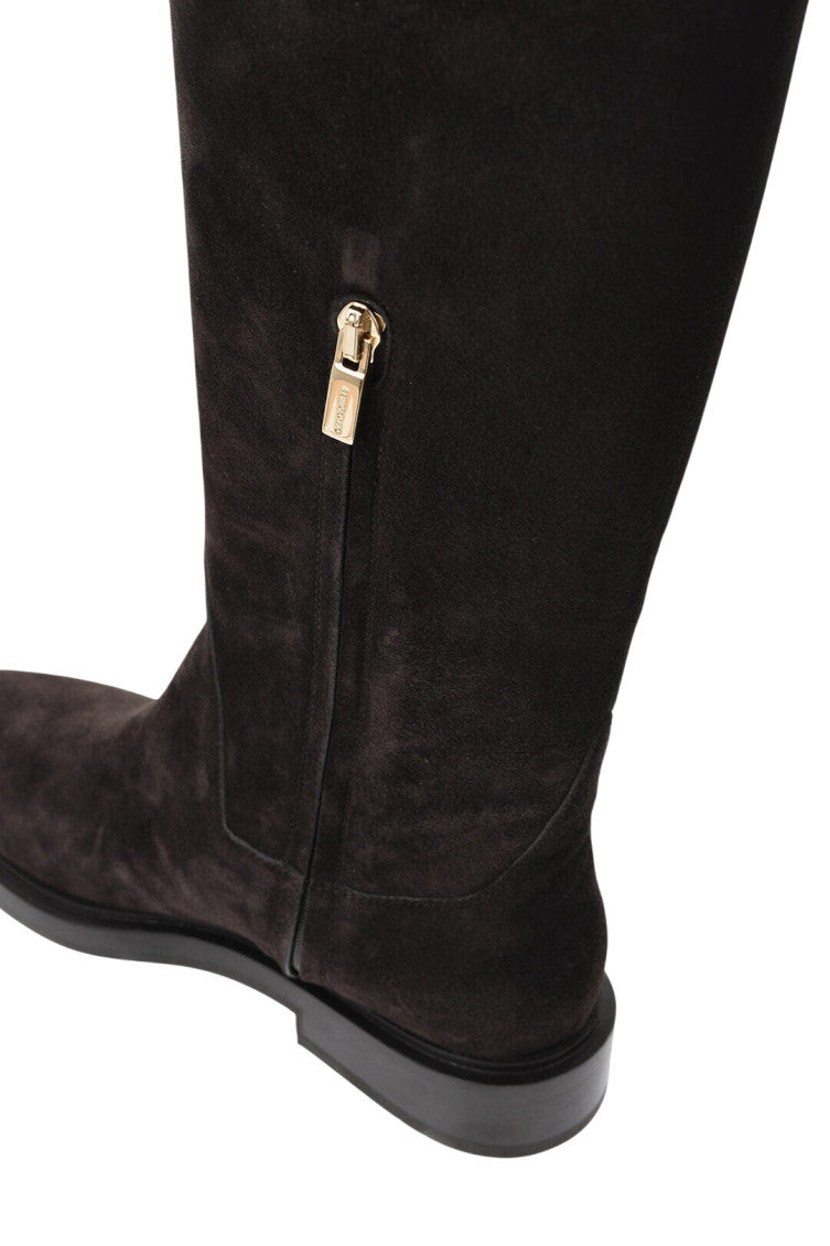 Dark Brown Roly Boots 3