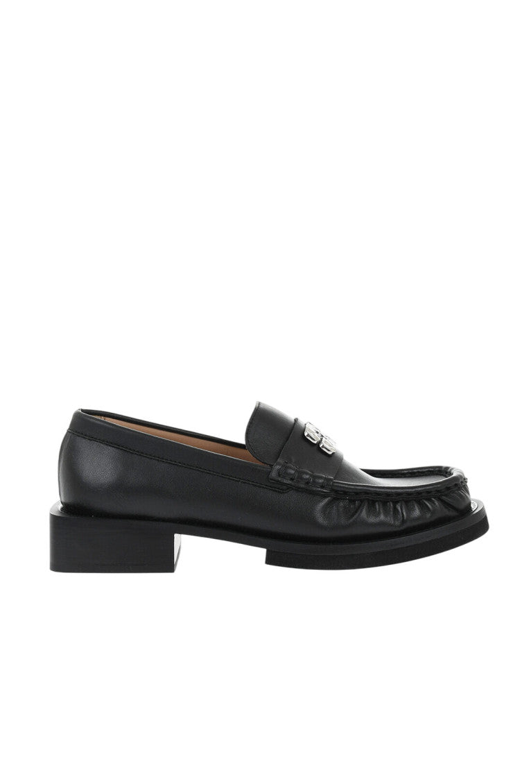 Black Leather Loafers 1