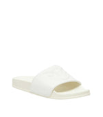 White Logo Dilly Slides 1