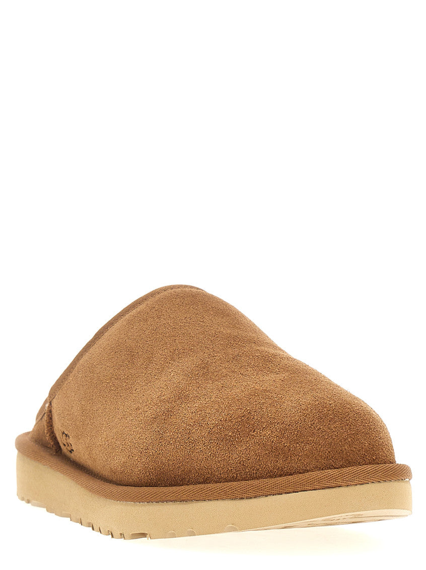 Brown Classic Slip On Slides 2