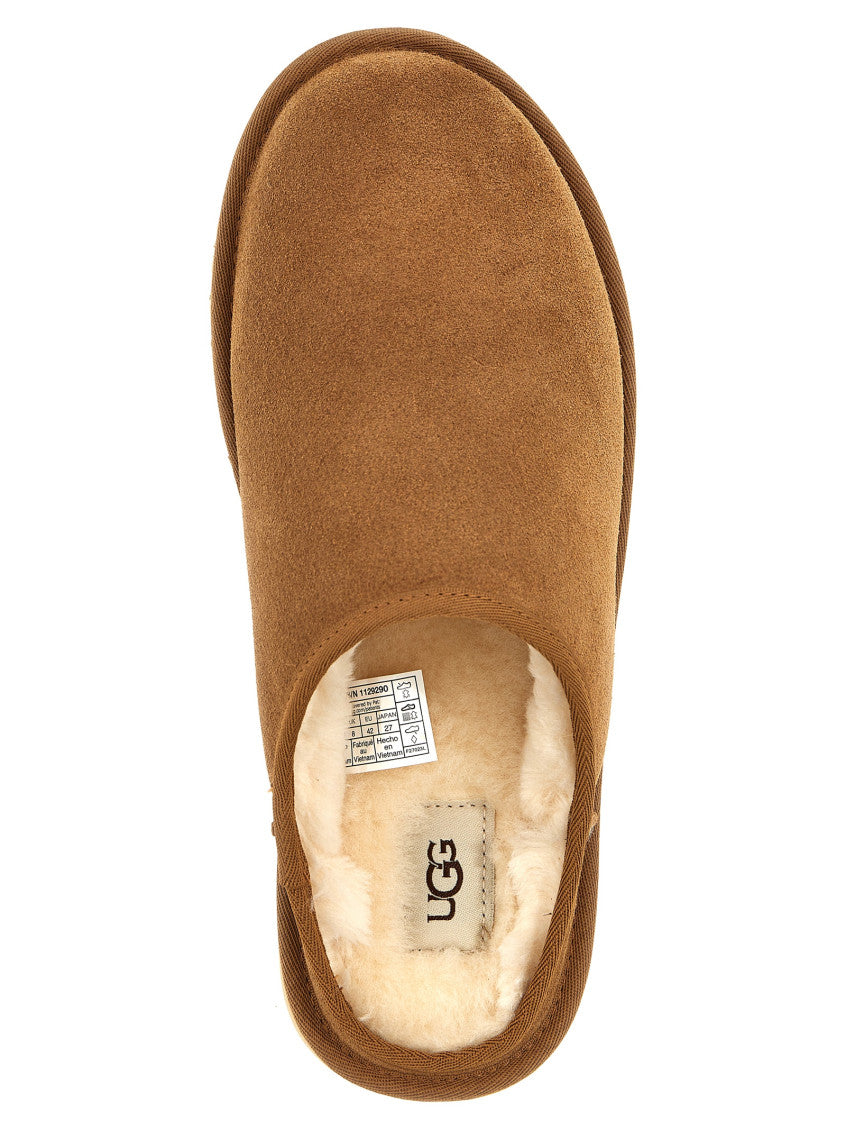 Brown Classic Slip On Slides 4