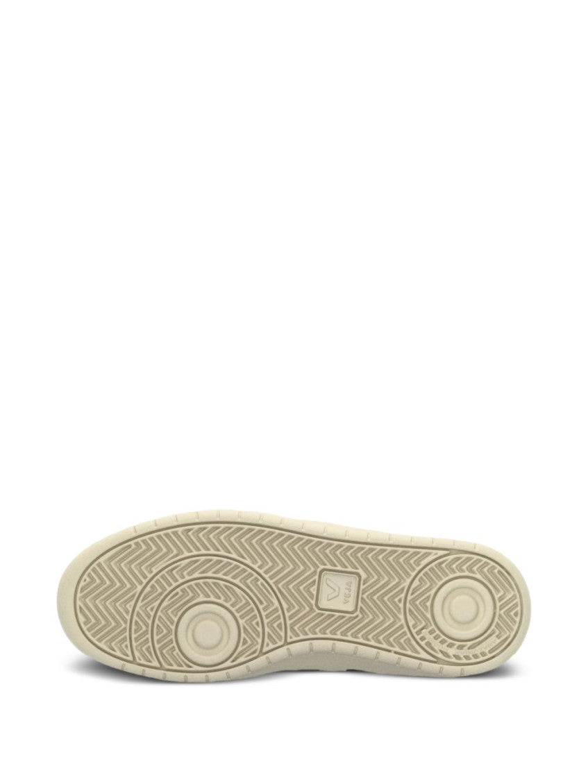 White Taupe Logo Sneakers 3