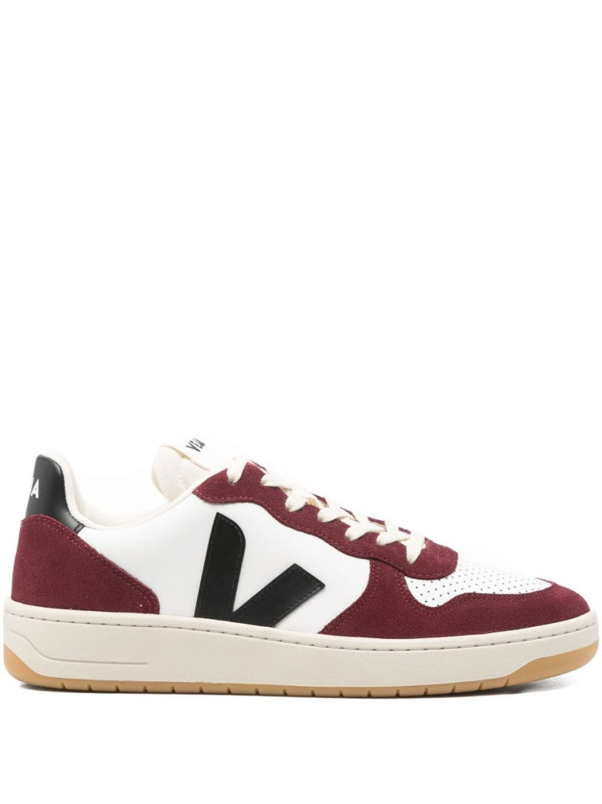 Red Lace Up Sneakers 1