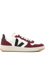 Red Lace Up Sneakers 1