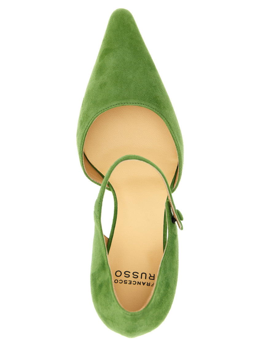 Green Suede Heels 4