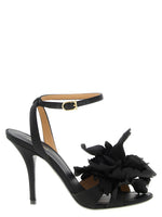 Black Open Toe Heels 1