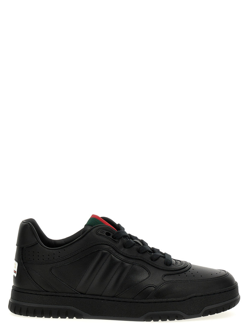 Black Leather Sneakers 1