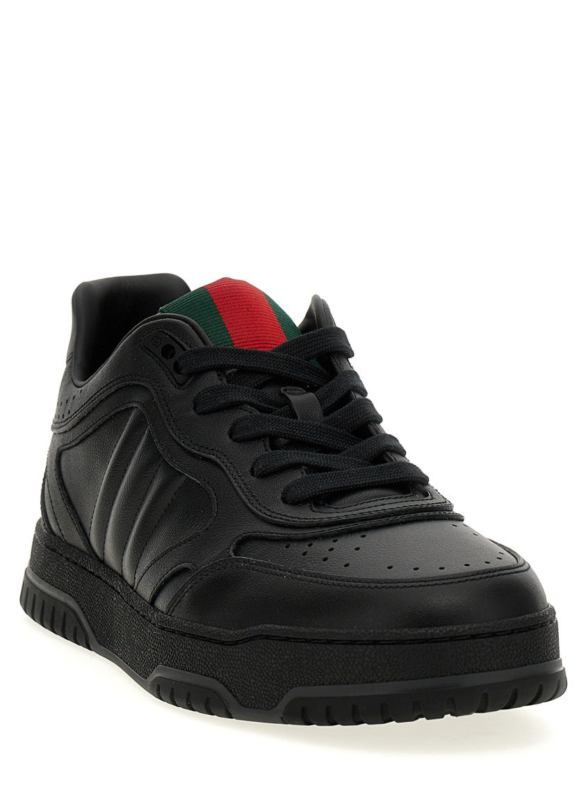 Black Leather Sneakers 2