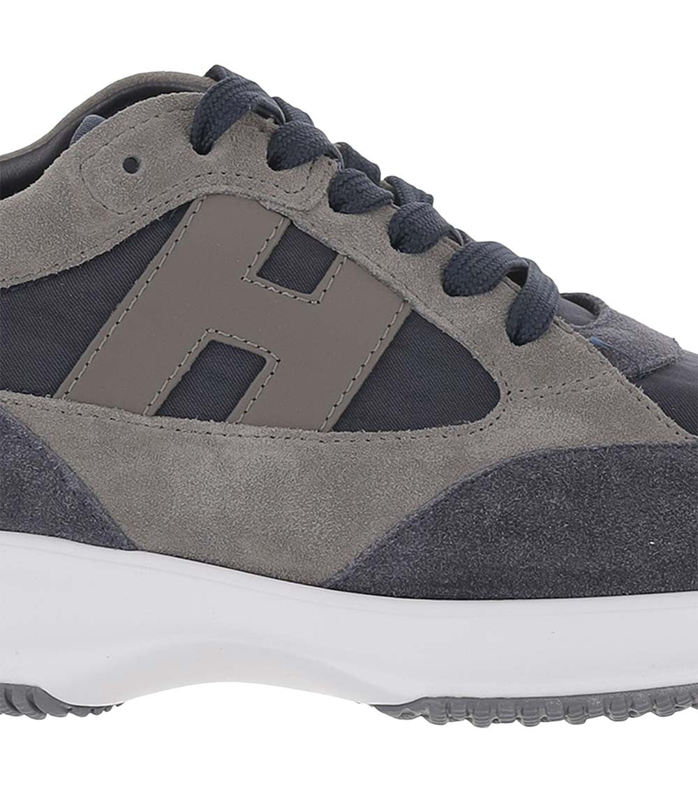 Grey H-Stripes Sneakers 5