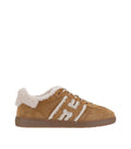 Brown H-Stripes Sneakers 1