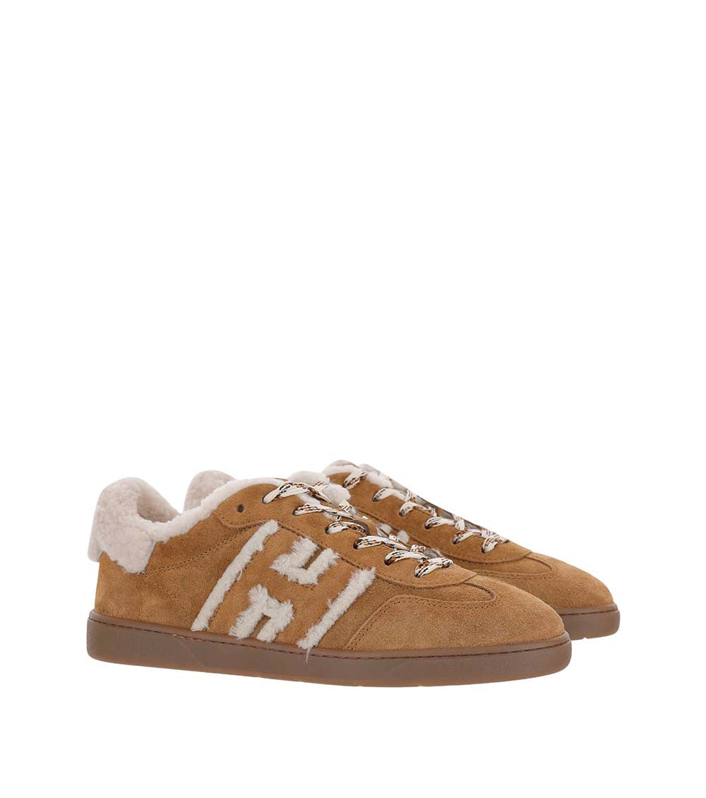 Brown H-Stripes Sneakers 3