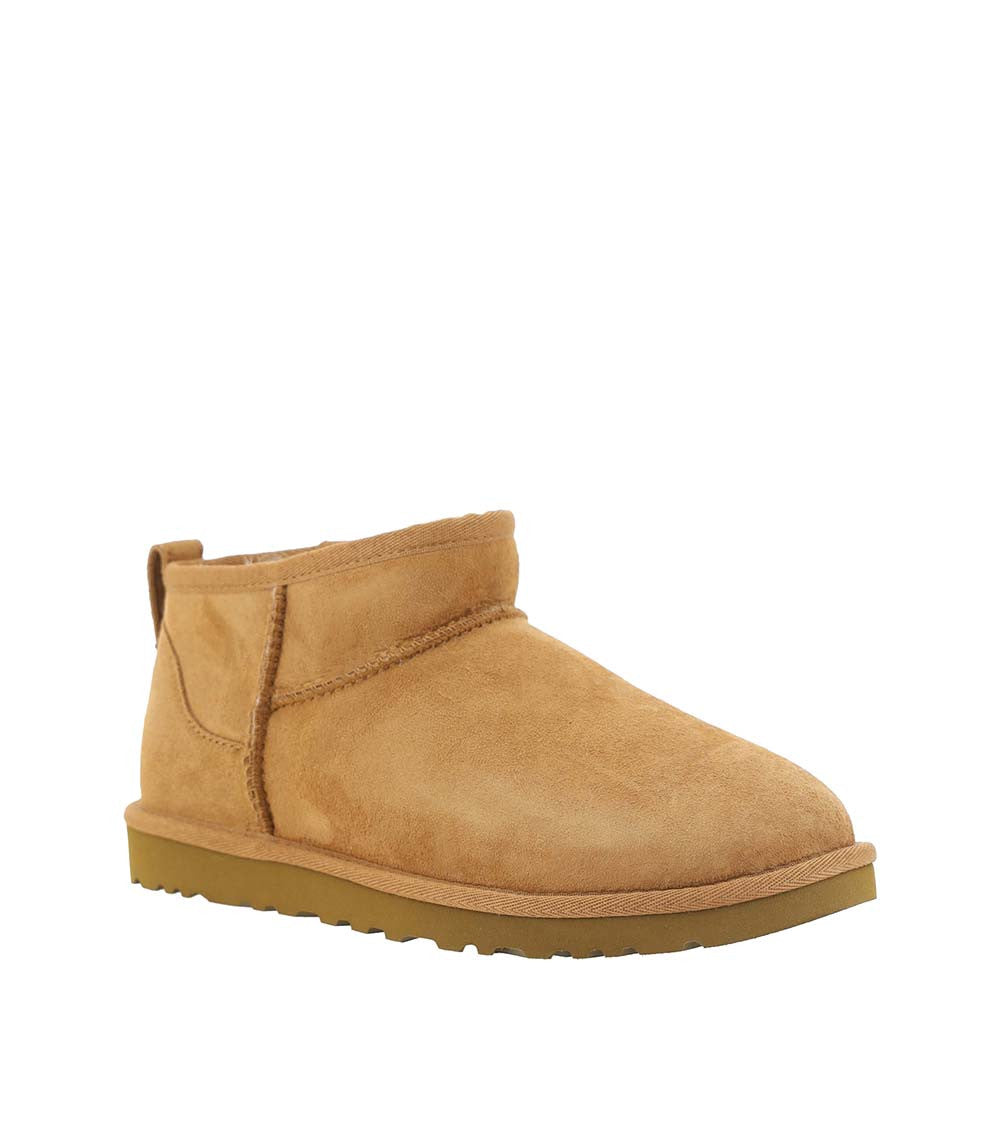 Beige Ultra Mini Suede Boots 2