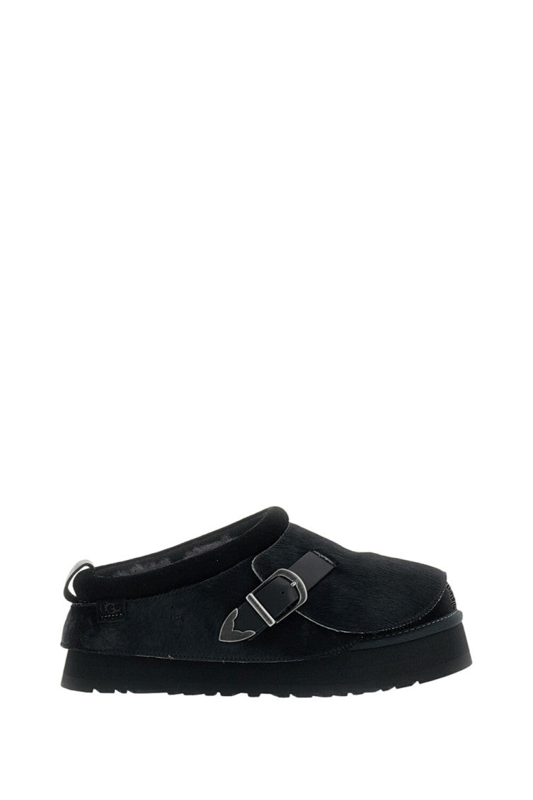 Black Tazz Slip-on Sandals 1
