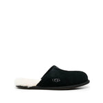 Black Logo Scuff Slippers 1
