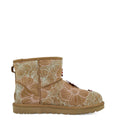 Brown Floral Classic Boots 1