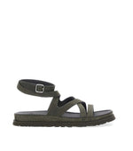 Green Textured Sandals 1
