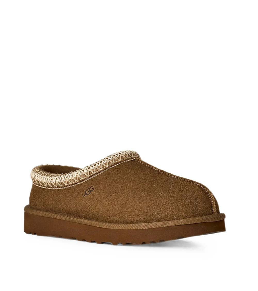 Brown Braided Tasman Slippers 3