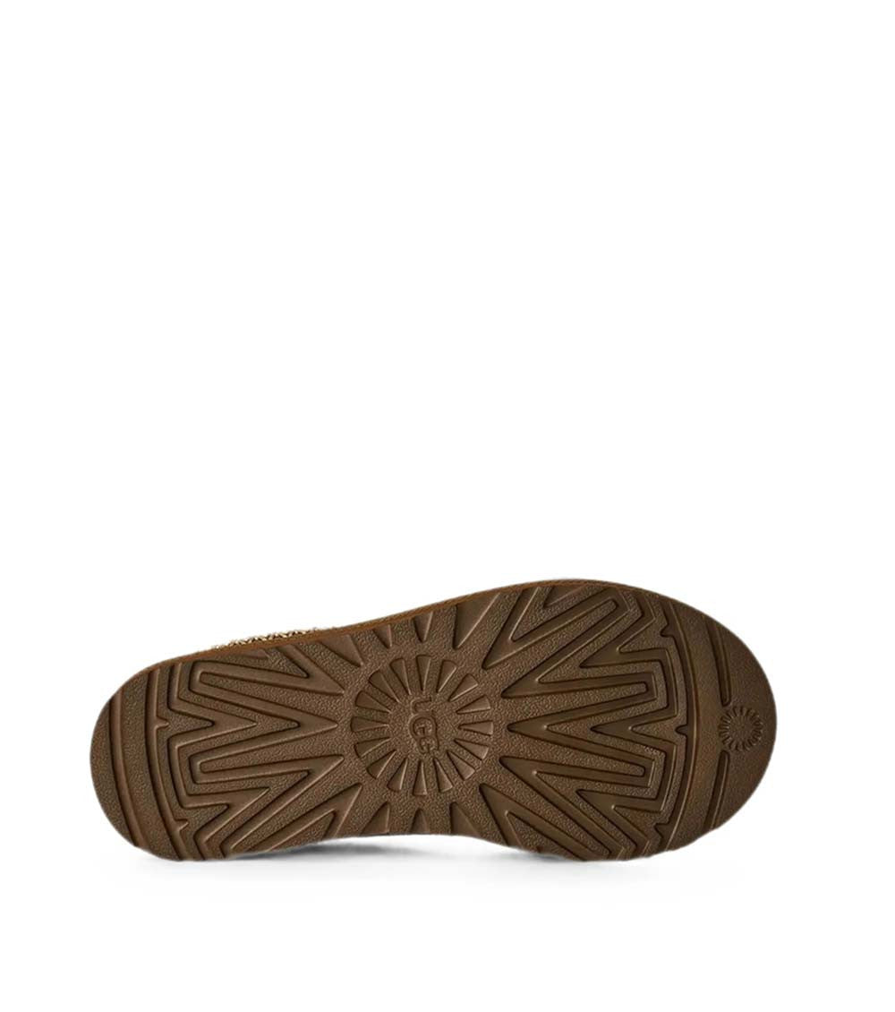 Brown Braided Tasman Slippers 4
