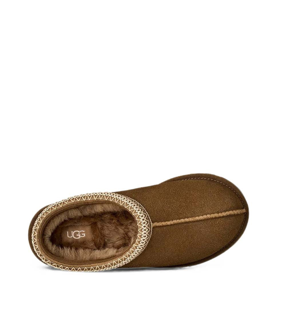 Brown Braided Tasman Slippers 5