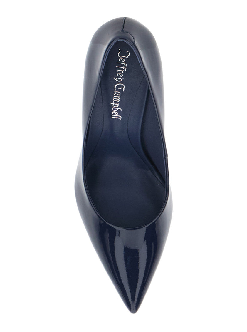 Navy Blue Pointed-toe Pumps 4