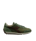 Green Rally Waxed Sneakers 1