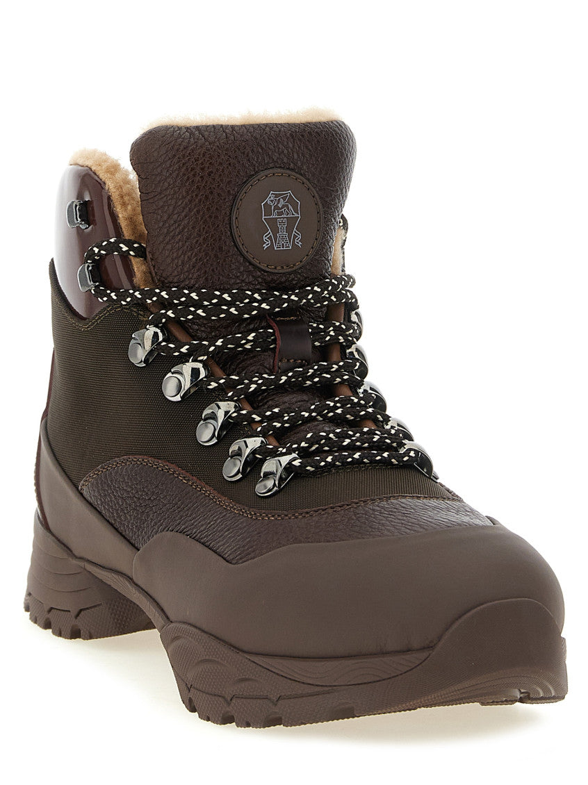 Brown Outdoor Ankle Boots 2