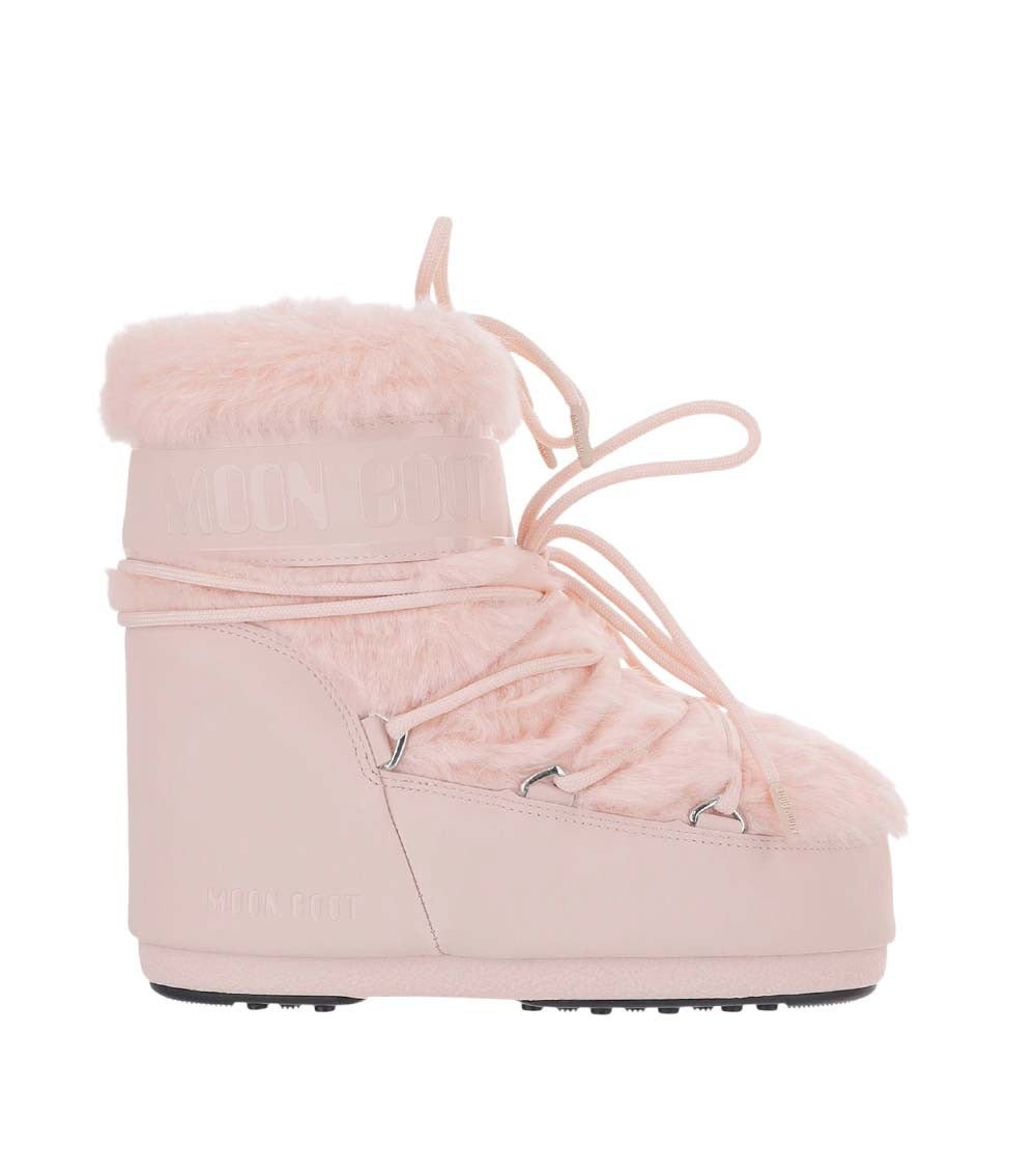 Pink Icon Low Ankle Boots 1