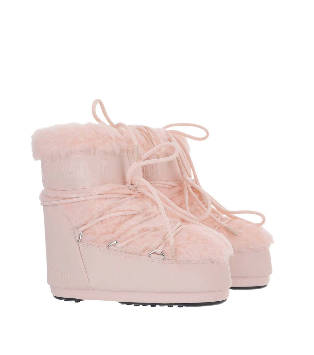 Pink Icon Low Ankle Boots 2