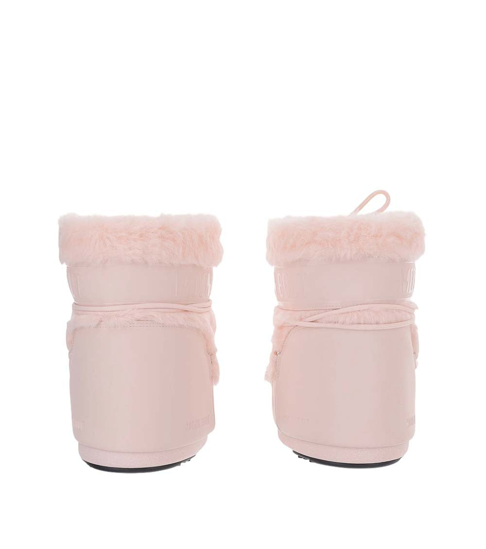 Pink Icon Low Ankle Boots 3