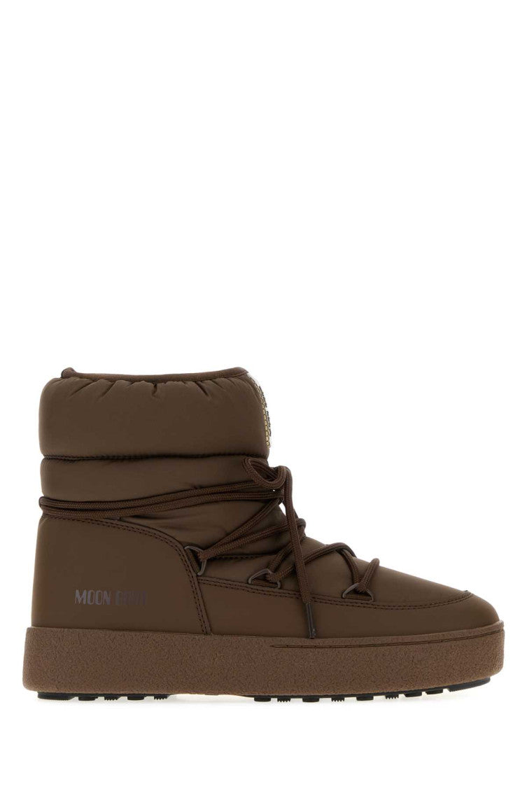 Brown LTrack Ankle Boots 1