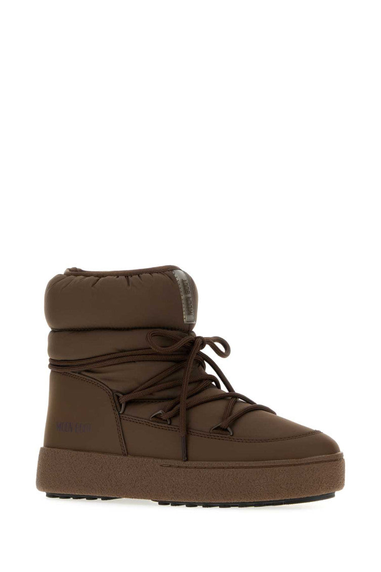 Brown LTrack Ankle Boots 2