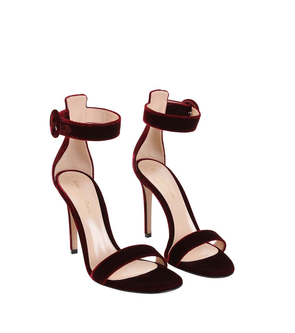 Burgundy Portofino Heels 3