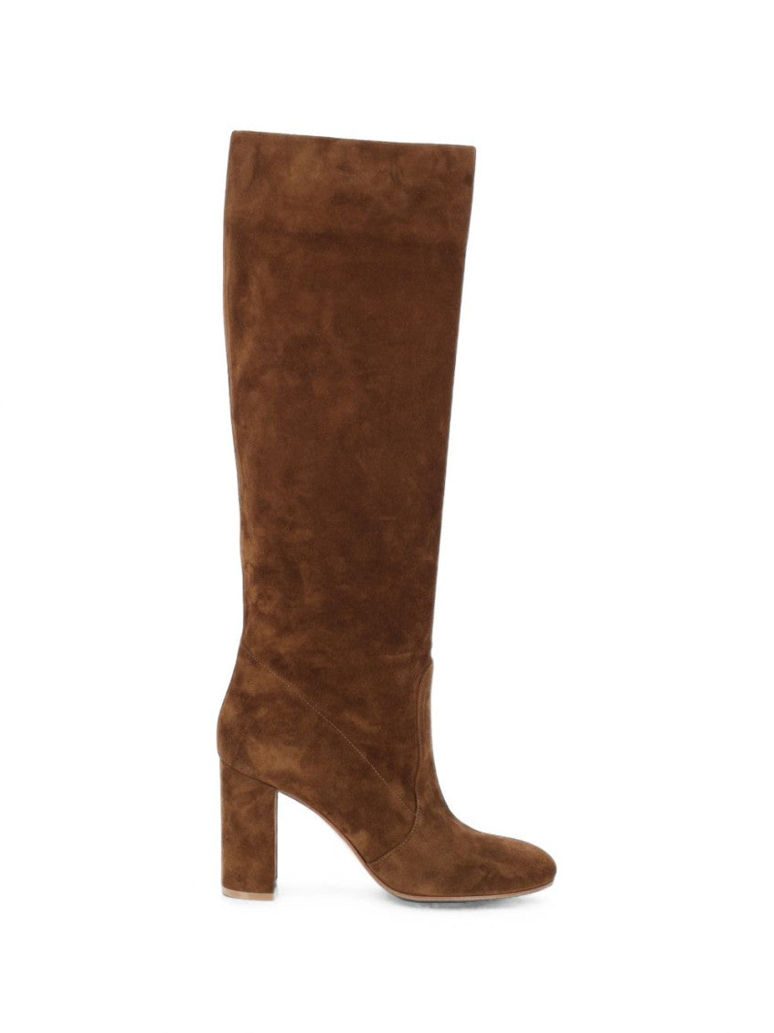 Brown Glen Suede Leather Boots 1