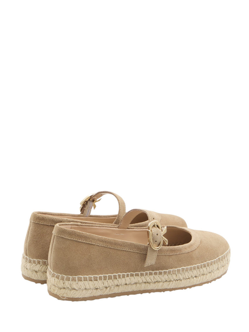 Beige Elda Ballet Flats 3