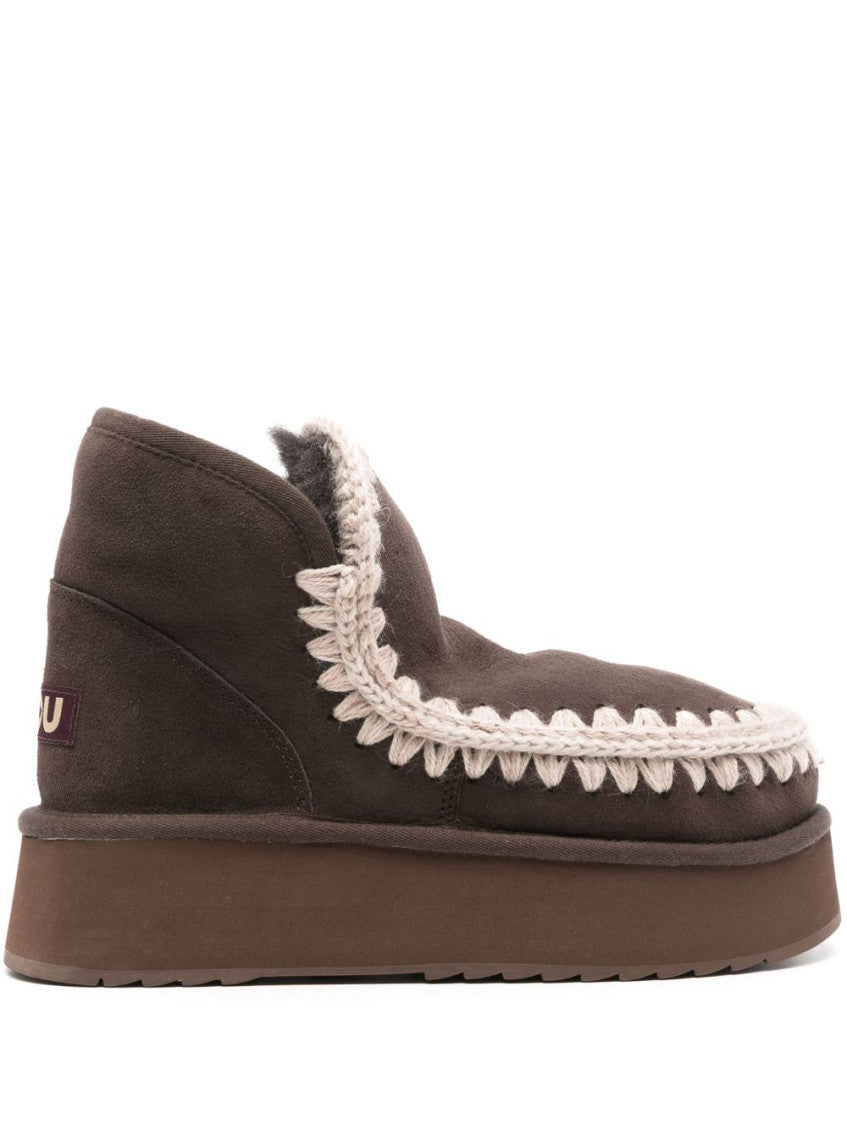 Brown Eskimo Platform Boots 1