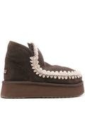 Brown Eskimo Platform Boots 1